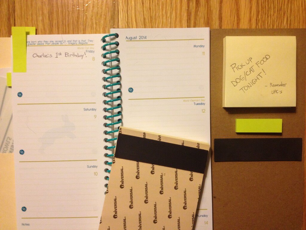 Removable magnetic notepad