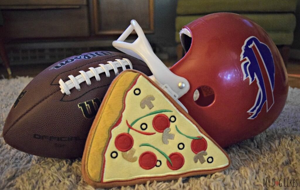 The perfect fall Sunday - Football and Pridebites Pizza!