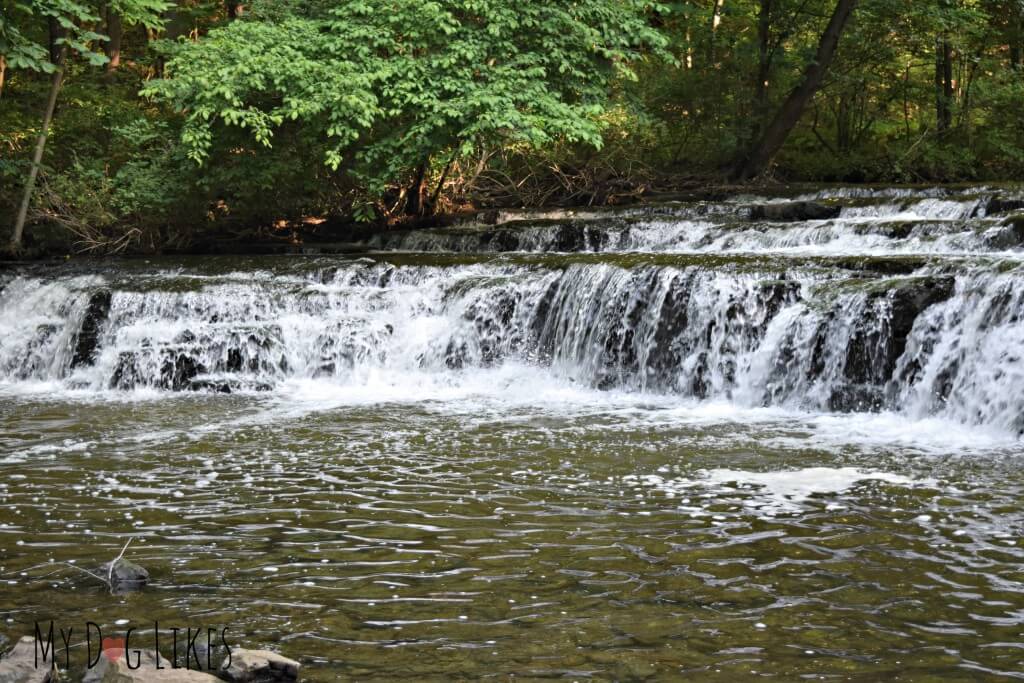 Postcard Falls at Corbett's Glen Nature Park in Rochester, NY