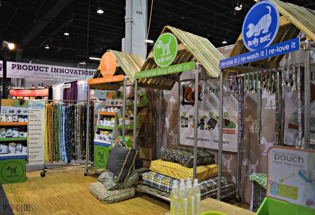 The Molly Mutt display at Backer's Total Pet Expo in Chicago