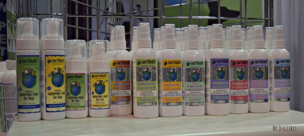 Earthbath's line of all natural pet shampoos