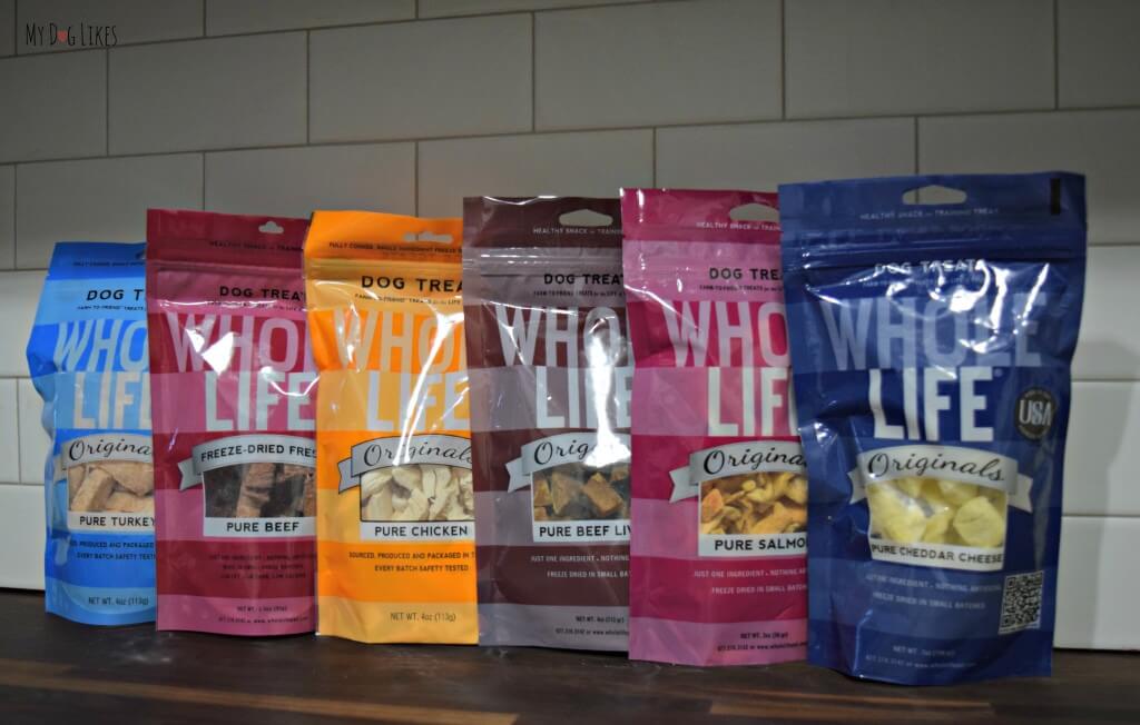 After just one sampling of Whole Life's freeze dried dog treats, they are already one of our favorite healthy dog treats