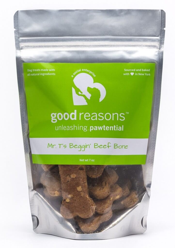Good Reasons is a dog treat company with a mission - Making high quality dog treats while also employing adults with disabilities