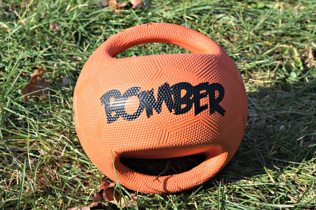 The Zeus Bomber Dog Toy - for strong jaws and tough chewers.