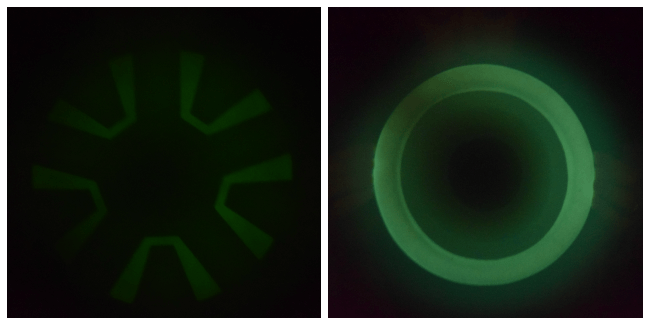 Demonstrating the ChuckIt! Zipflight Glow in the Dark Frisbee
