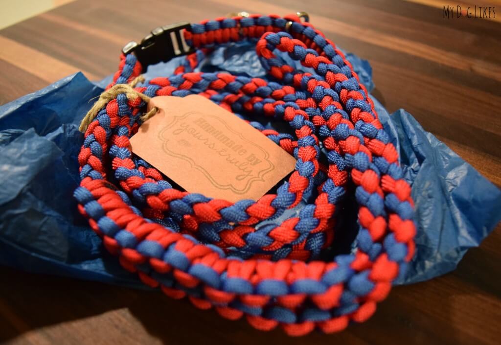 Pudin's Paw makes beautiful custom paracord Dog Collars and Leashes