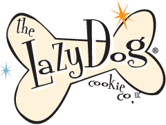 The logo for Lazy Dog Cookie Company