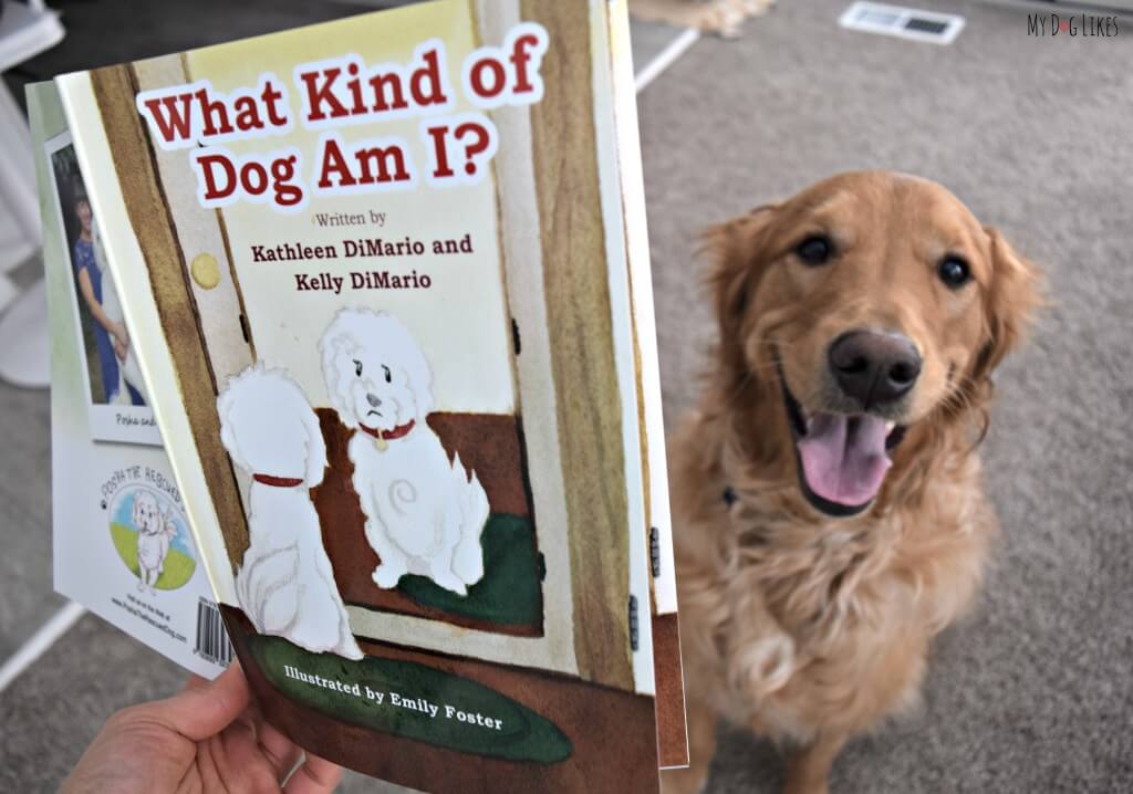 MyDogLikes reviews "What Kind of Dog am I?" This is an adorable children's book about rescued dog Posha that has a great message.