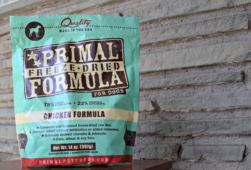 MyDogLikes reviews Primal Freeze Dried Chicken Nuggets formula in our latest look into commercially available raw dog food options.