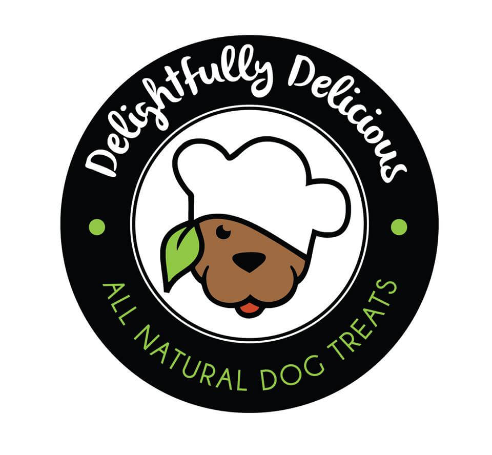 The logo for Delightfully Delicious bakery in Rochester, NY!