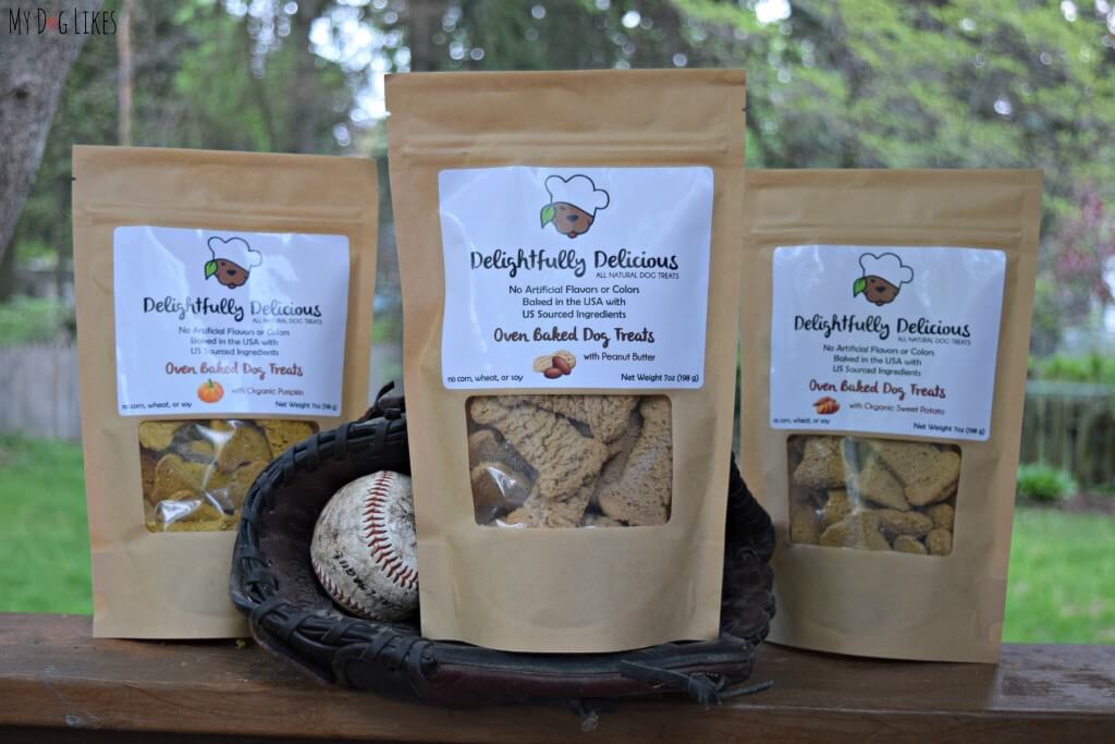 MyDogLikes reviews Delightfully Delicious dog treats from Rochester, NY!