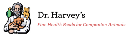 The logo for Dr. Harvey's - a leader in the natural pet food space.