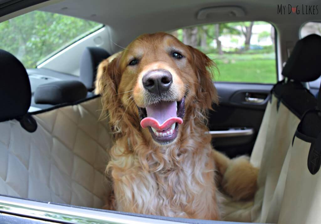 The 4knines bench seat cover in a Subaru Impreza