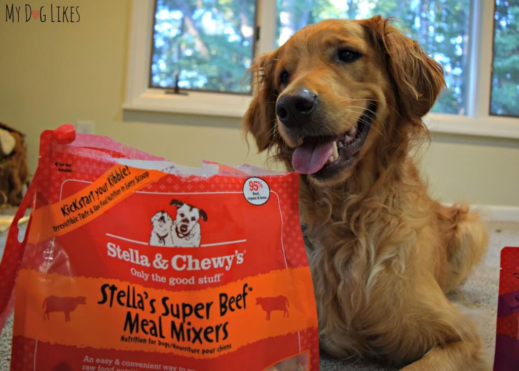 Stella & Chewy's meal mixers allow you to add a bit of freeze dried raw to your dogs current diet.