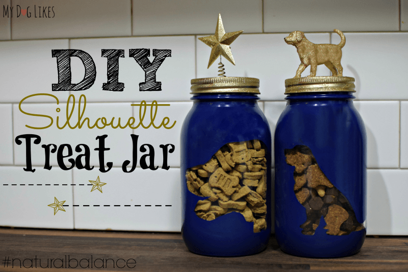 DIY dog-topped mason jar lids - Little Dog