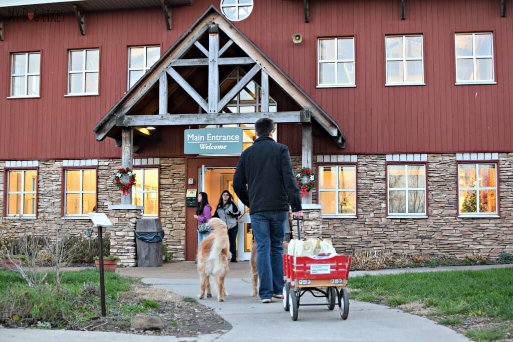 Dropping off our Tractor Supply donation at Lollypop Farm near Rochester, NY