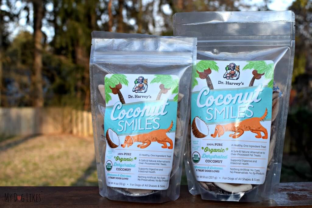 Dr. Harvey's Coconut Smiles have only 1 ingredient - Organic Coconut!