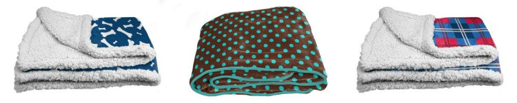 PrideBites Dog Blankets come in dozens of patterns, colors and styles!