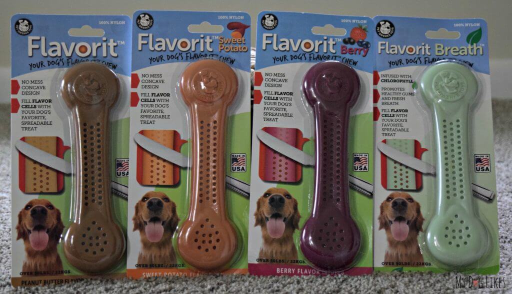 Pet Qwerks - Flavorit Peanut Butter Flavor Nylon Bone Tough Chew Dog T