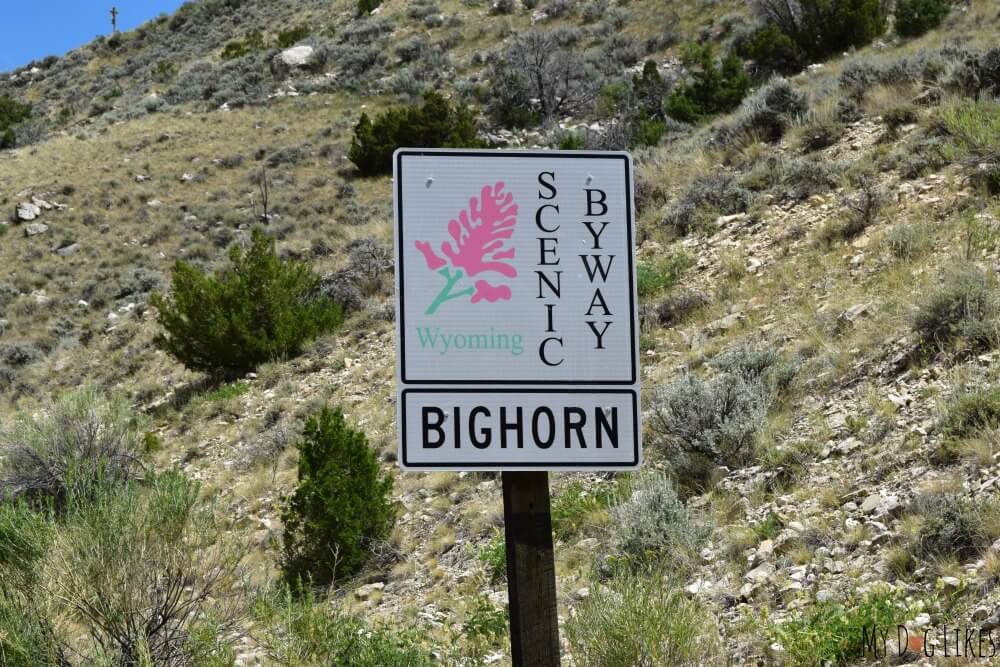 Traveling along 1 of the 3 Scenic Byway's through Bighorn National Forest. This photo was taken along RT. 15.