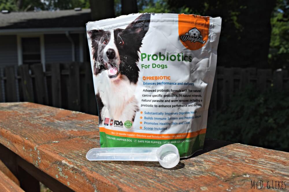 Wagglies includes a scoop in each and every bag to ensure proper dosage.