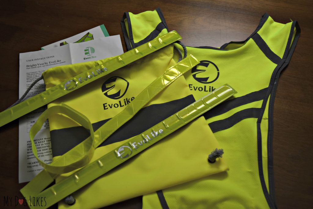 Evolike Reflective Gear Set - Vest, bag, and armbands