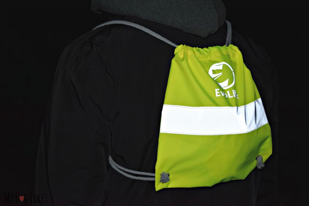 Staying seen with a reflective backpack from Evolike