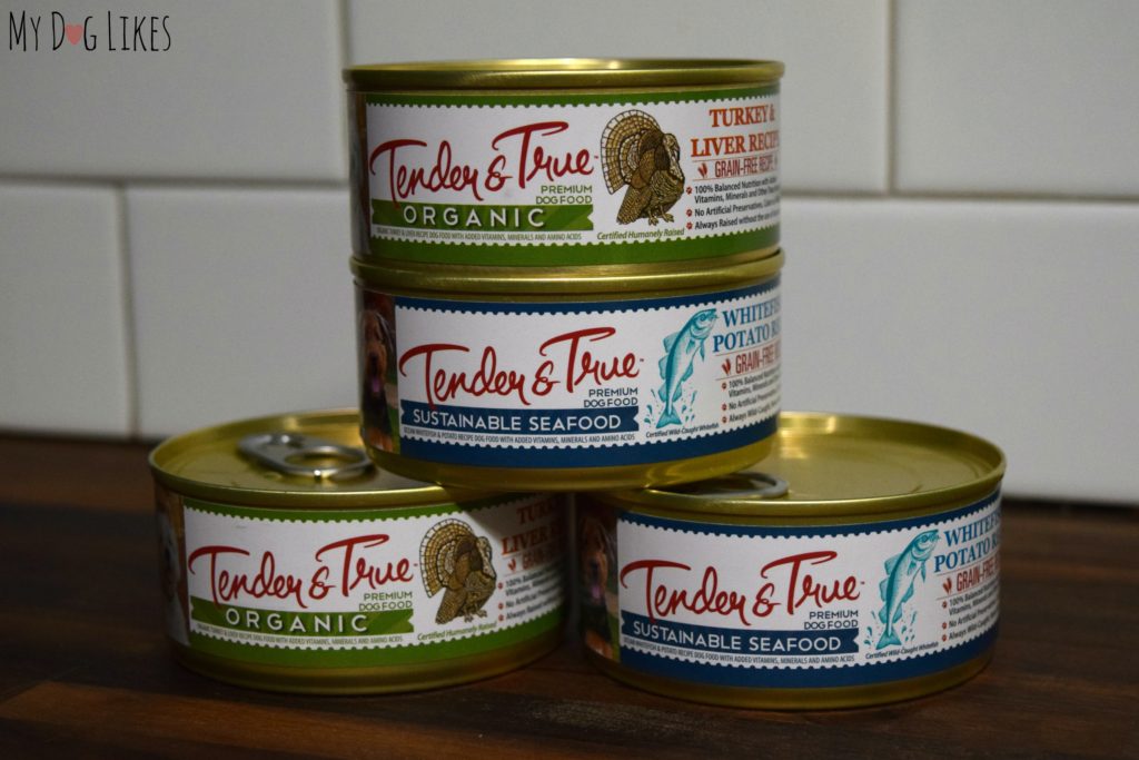 Tender & True also offers their food in a wet pate form.