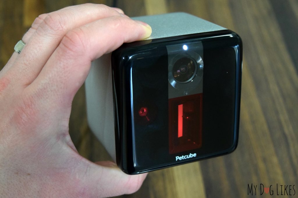 3" X 3" X 3" compact size makes the Petcube Play easy to find a home for!