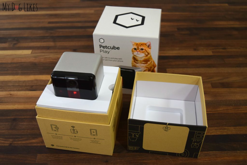 Unboxing the Petcube Play for the official MyDogLikes review