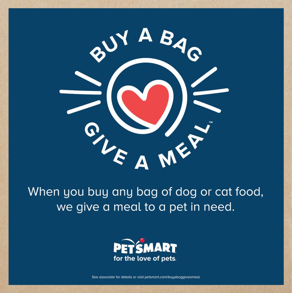 PetSmart's Buy a Bag, Give a Meal Program