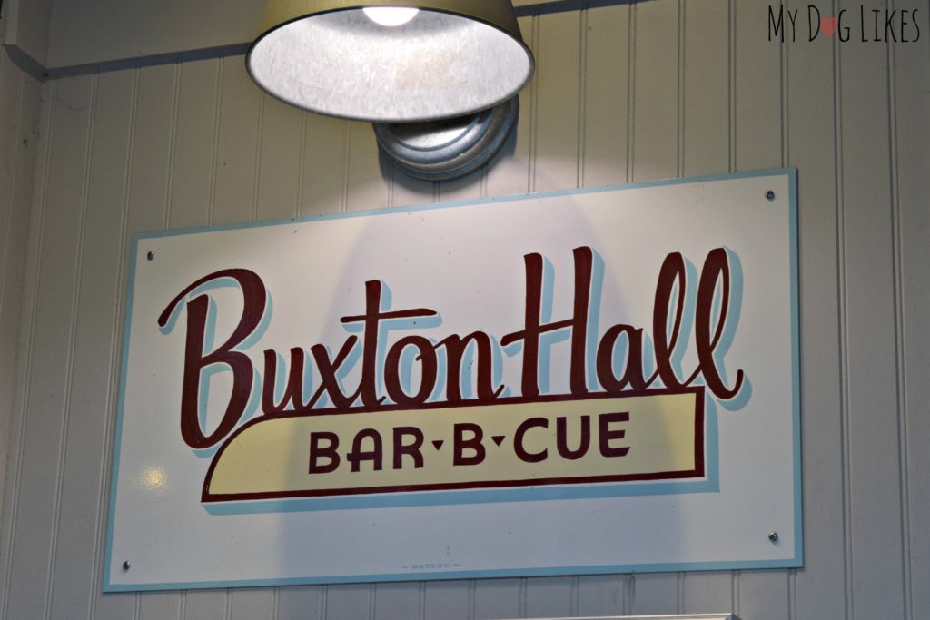 Buxton Hall Bar-B-Cue sits right next door to Catawba Brewing!