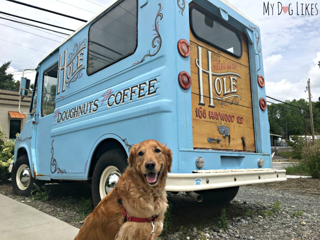 Trying out the famed Hole Doughnuts in Asheville, NC